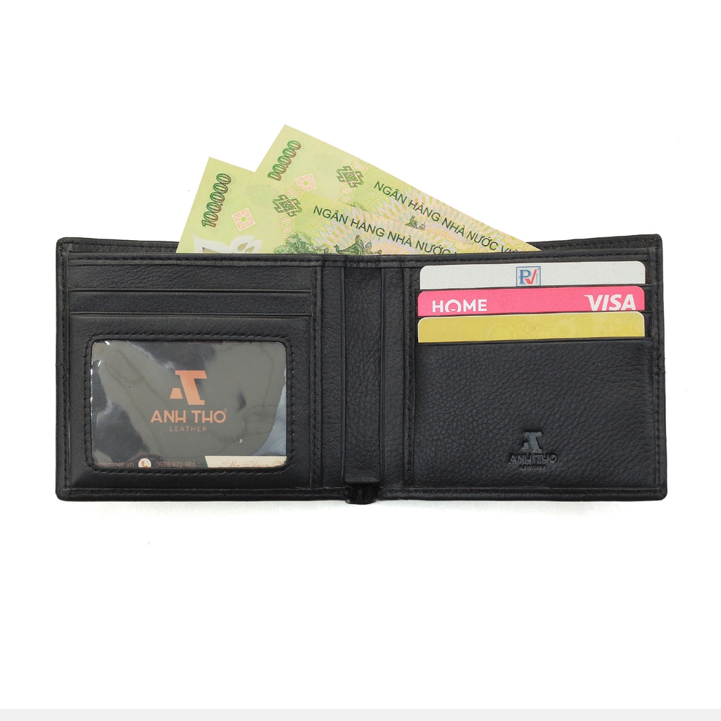 Ví ngang da bò Ý MIN-15