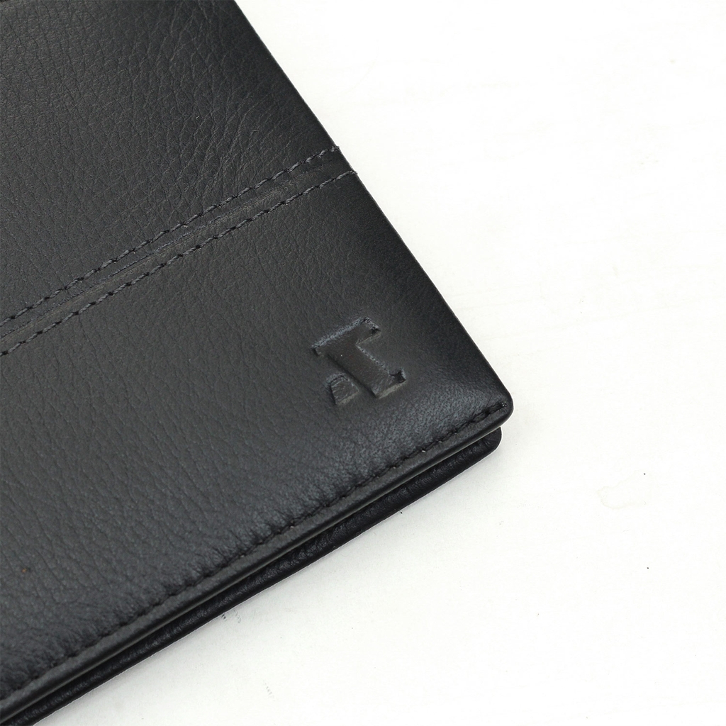 Ví ngang da bò Ý MIN-15