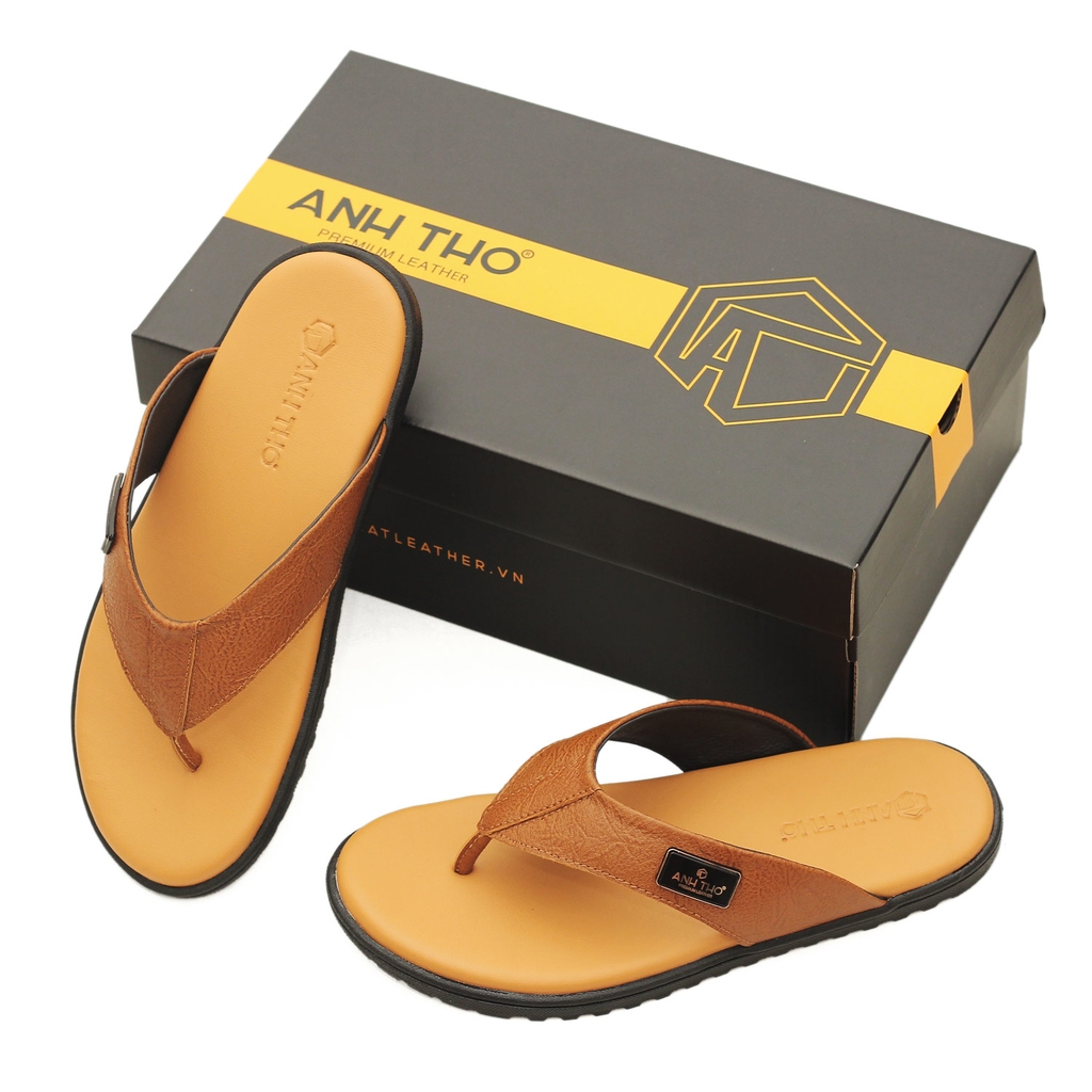 Dép kẹp da bò MLF01