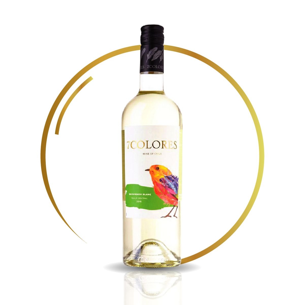 Rượu vang trắng Chile 7Colores Sauvignon Blanc Varietal