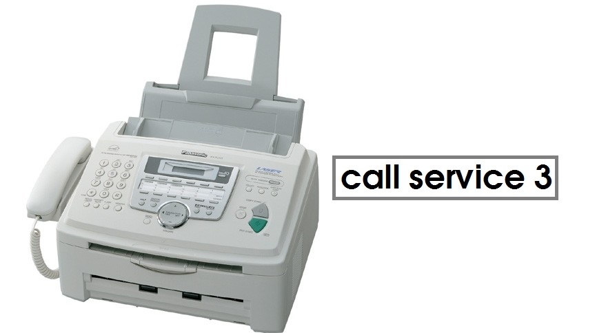 Máy fax panasonic lỗi call service