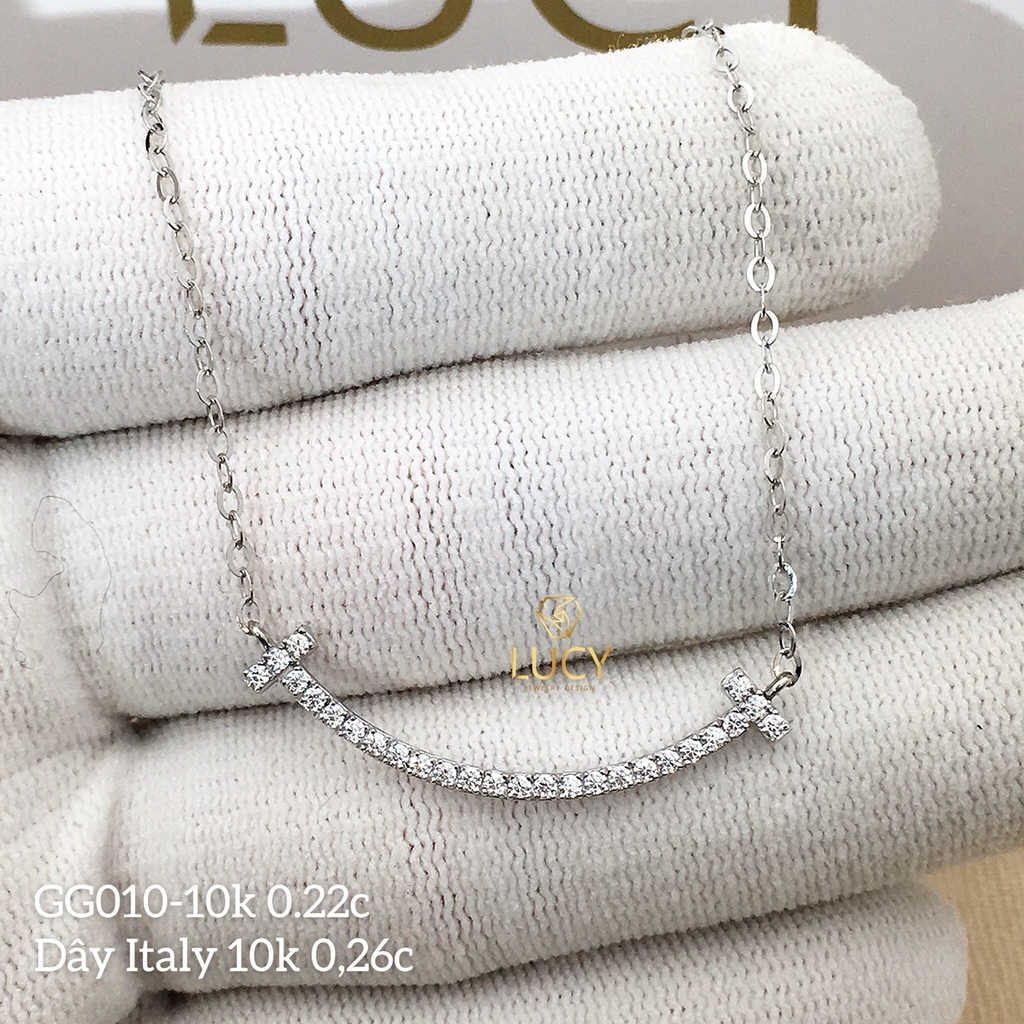 GG010 Mặt dây chuyền miệng cười hàng thiết kế vàng 10k 14k 18k - Lucy Jewely