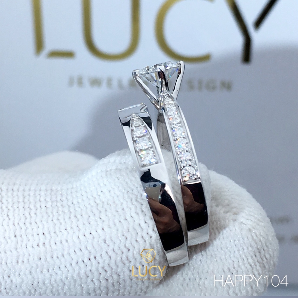 HAPPY104 Nhẫn cưới thiết kế - Lucy Jewelry