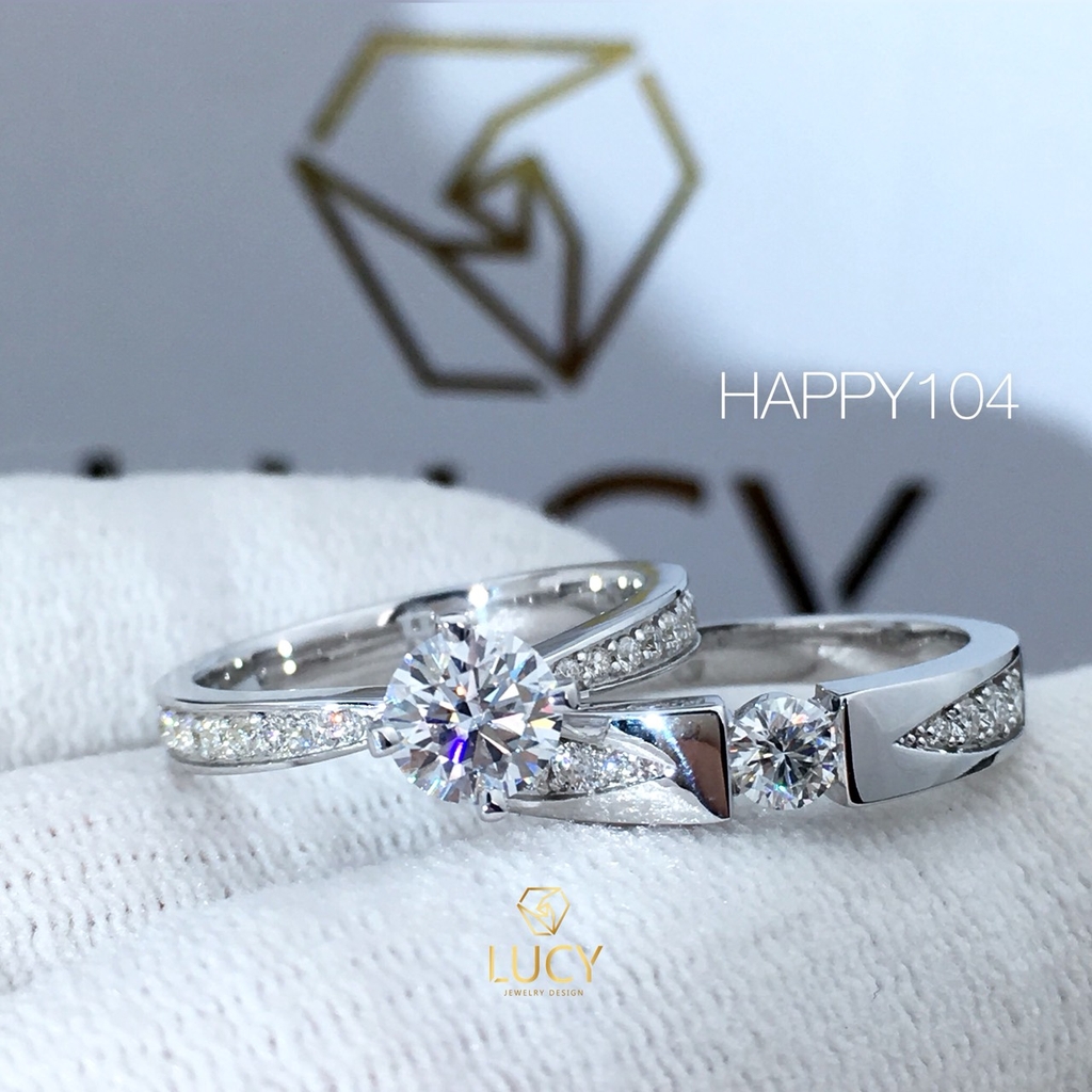 HAPPY104 Nhẫn cưới thiết kế - Lucy Jewelry