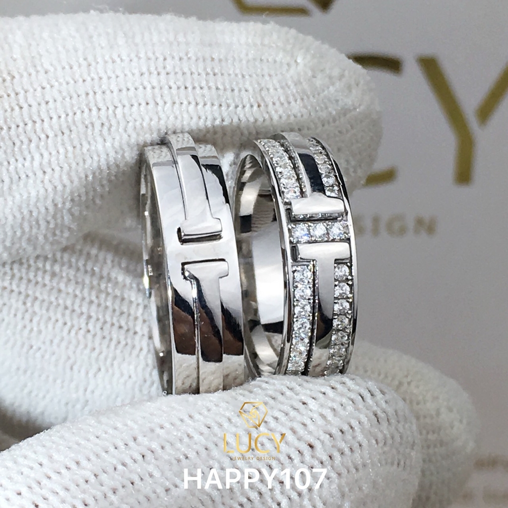 HAPPY107 Nhẫn cưới thiết kế, nhẫn cưới đẹp - Lucy Jewelry