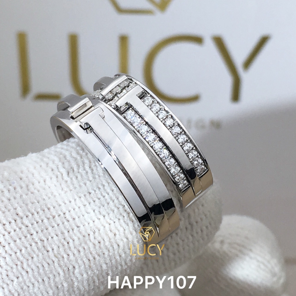 HAPPY107 Nhẫn cưới thiết kế, nhẫn cưới đẹp - Lucy Jewelry