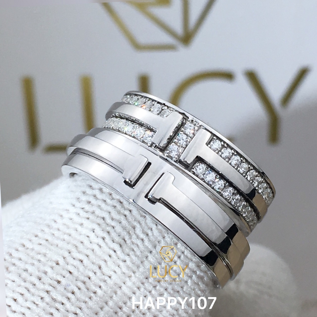 HAPPY107 Nhẫn cưới thiết kế, nhẫn cưới đẹp - Lucy Jewelry