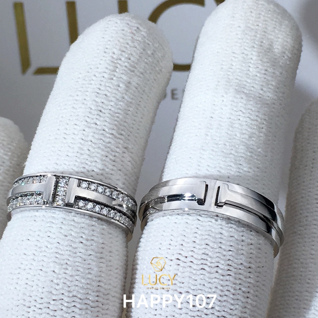 HAPPY107 Nhẫn cưới thiết kế, nhẫn cưới đẹp - Lucy Jewelry