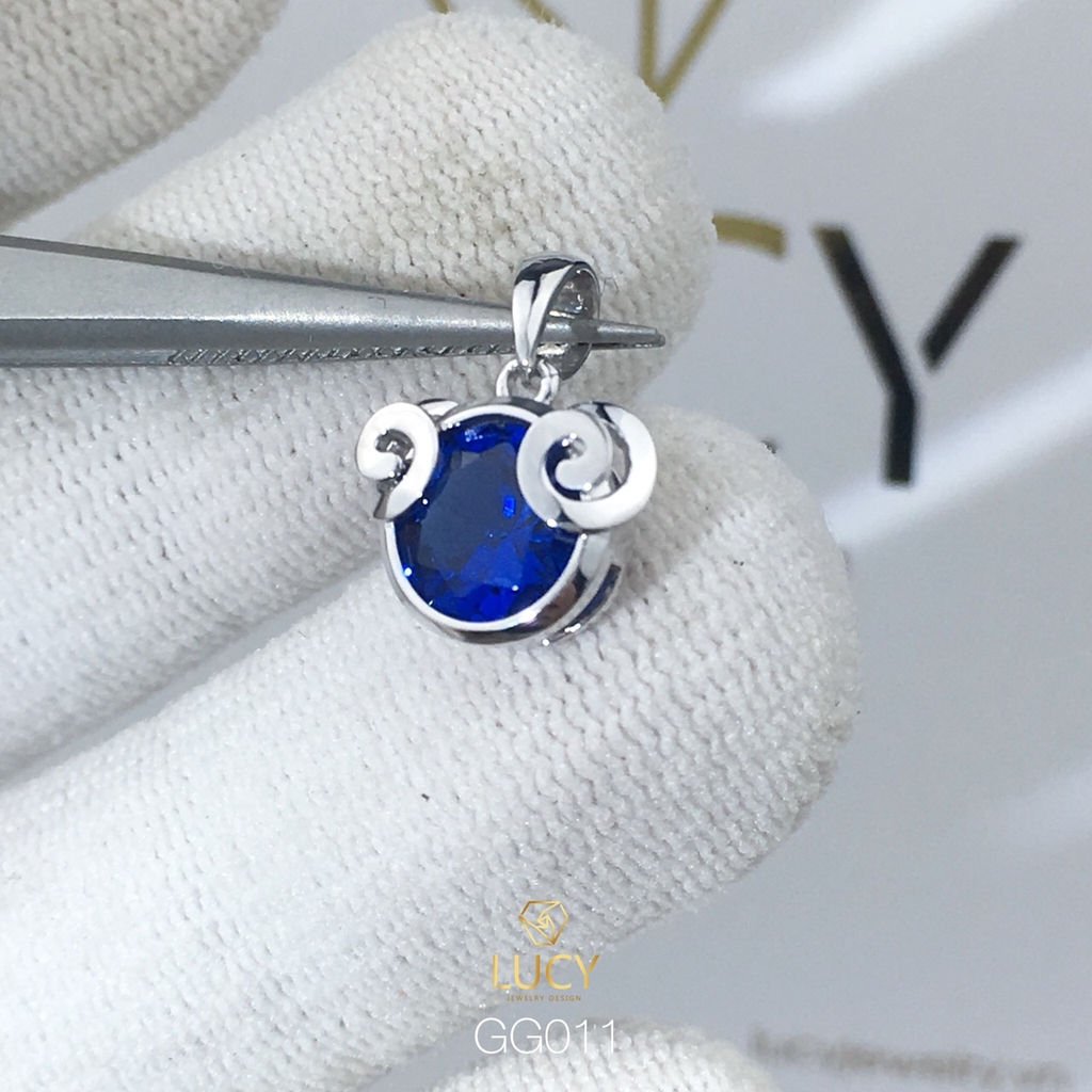 GG011 Mặt dây chuyền thiết kế cung hoàng đạo Bạch Dương vàng 10k 14k 18k - Lucy Jewely