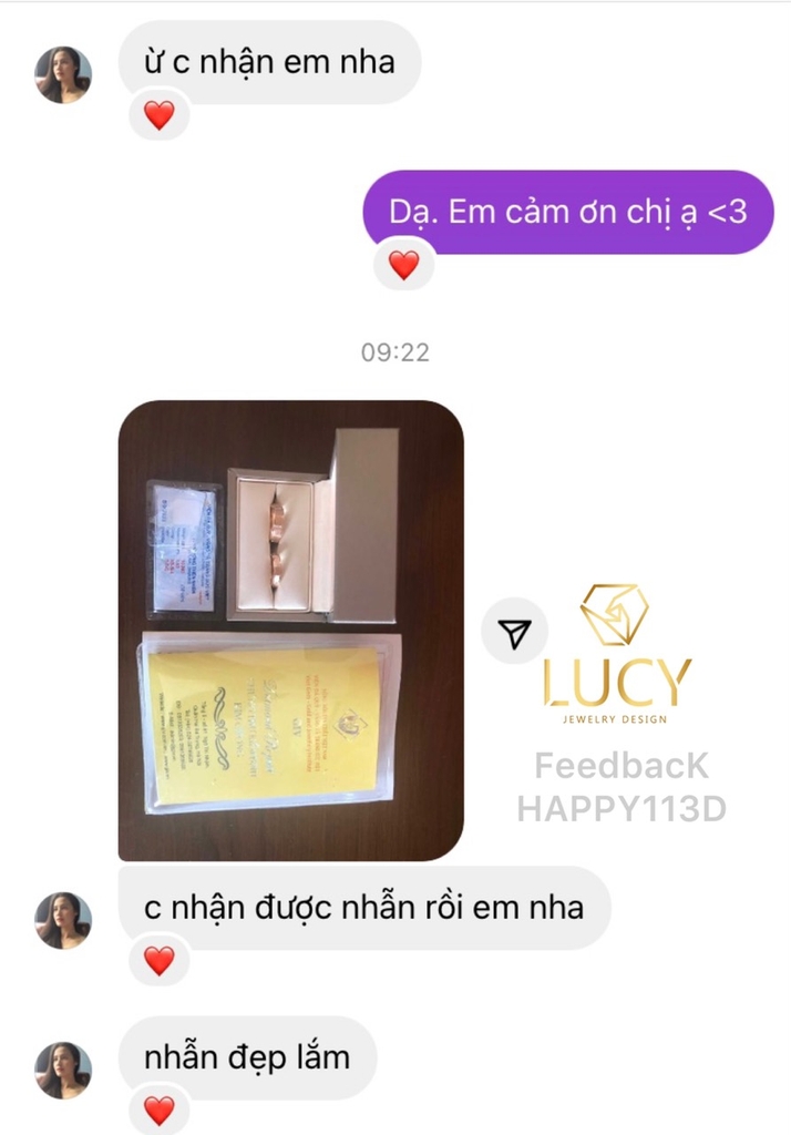 HAPPY113D Nhẫn cưới thiết kế, nhẫn cưới cao cấp, nhẫn cưới kim cương - Lucy Jewelry