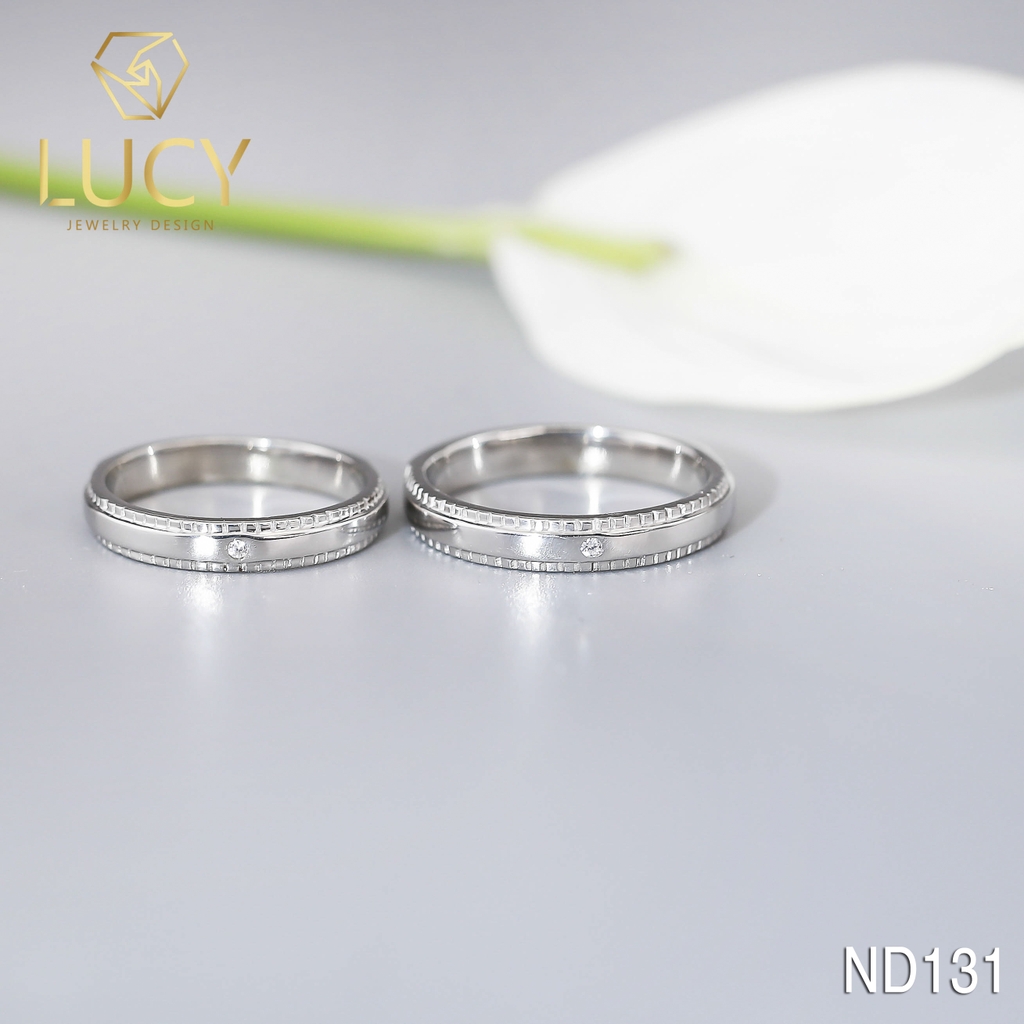Nhẫn đôi nhẫn cặp bạc Lucy - ND131