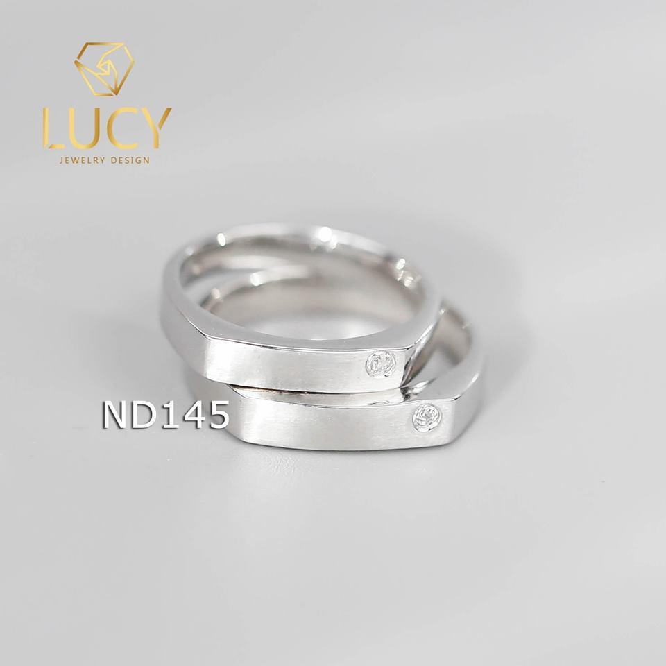 Nhẫn đôi nhẫn cặp bạc Lucy - ND145