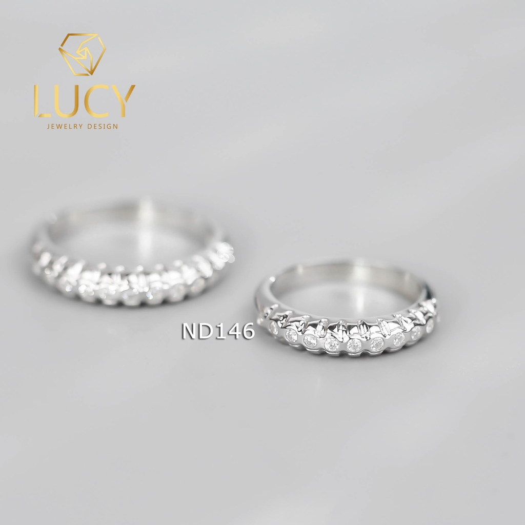 Nhẫn đôi nhẫn cặp bạc Lucy - ND146