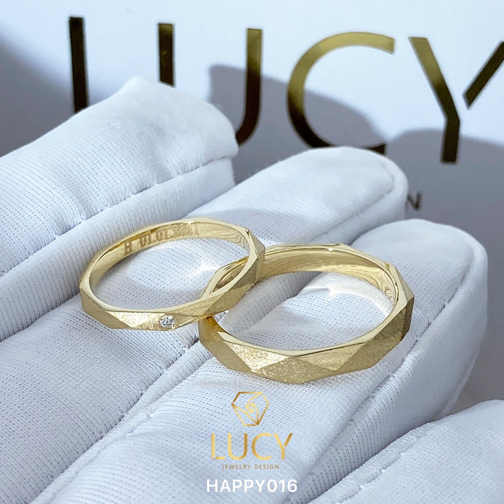 HAPPY016 Nhẫn cưới thiết kế - Lucy Jewelry