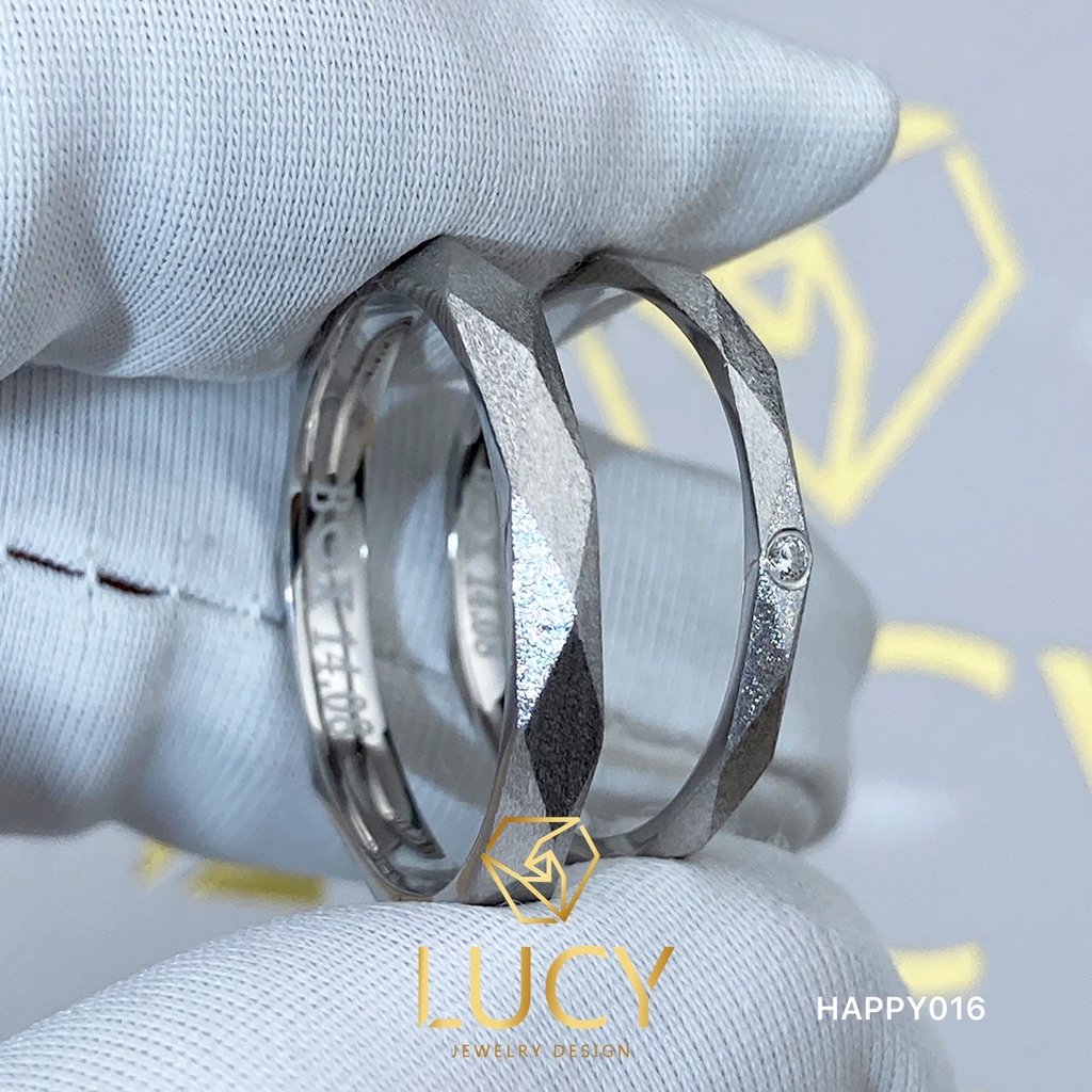 HAPPY016 Nhẫn cưới thiết kế - Lucy Jewelry