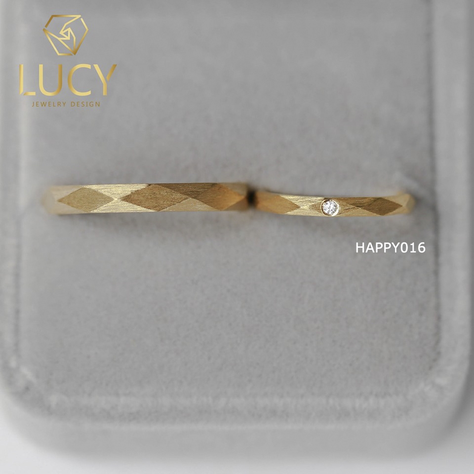 HAPPY016 Nhẫn cưới thiết kế - Lucy Jewelry