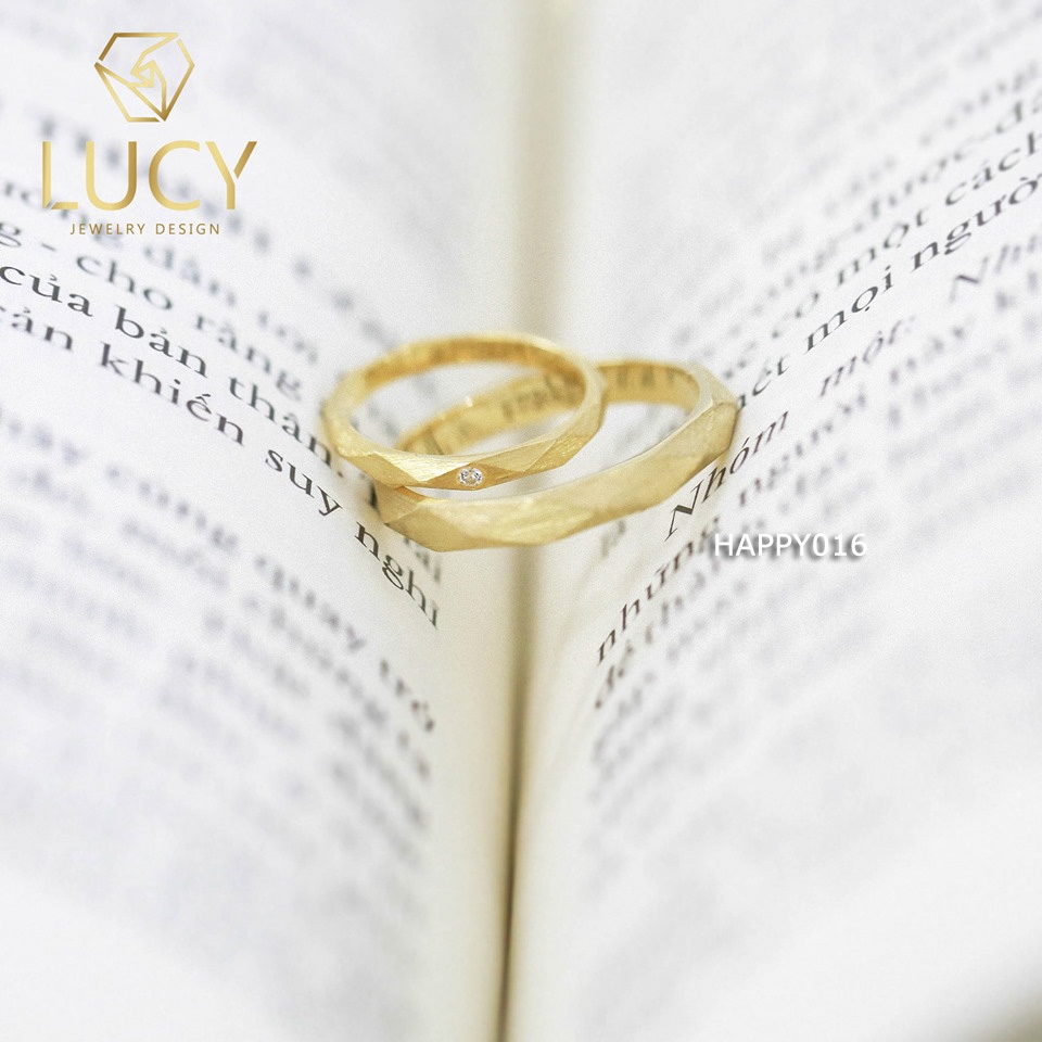 HAPPY016 Nhẫn cưới thiết kế - Lucy Jewelry