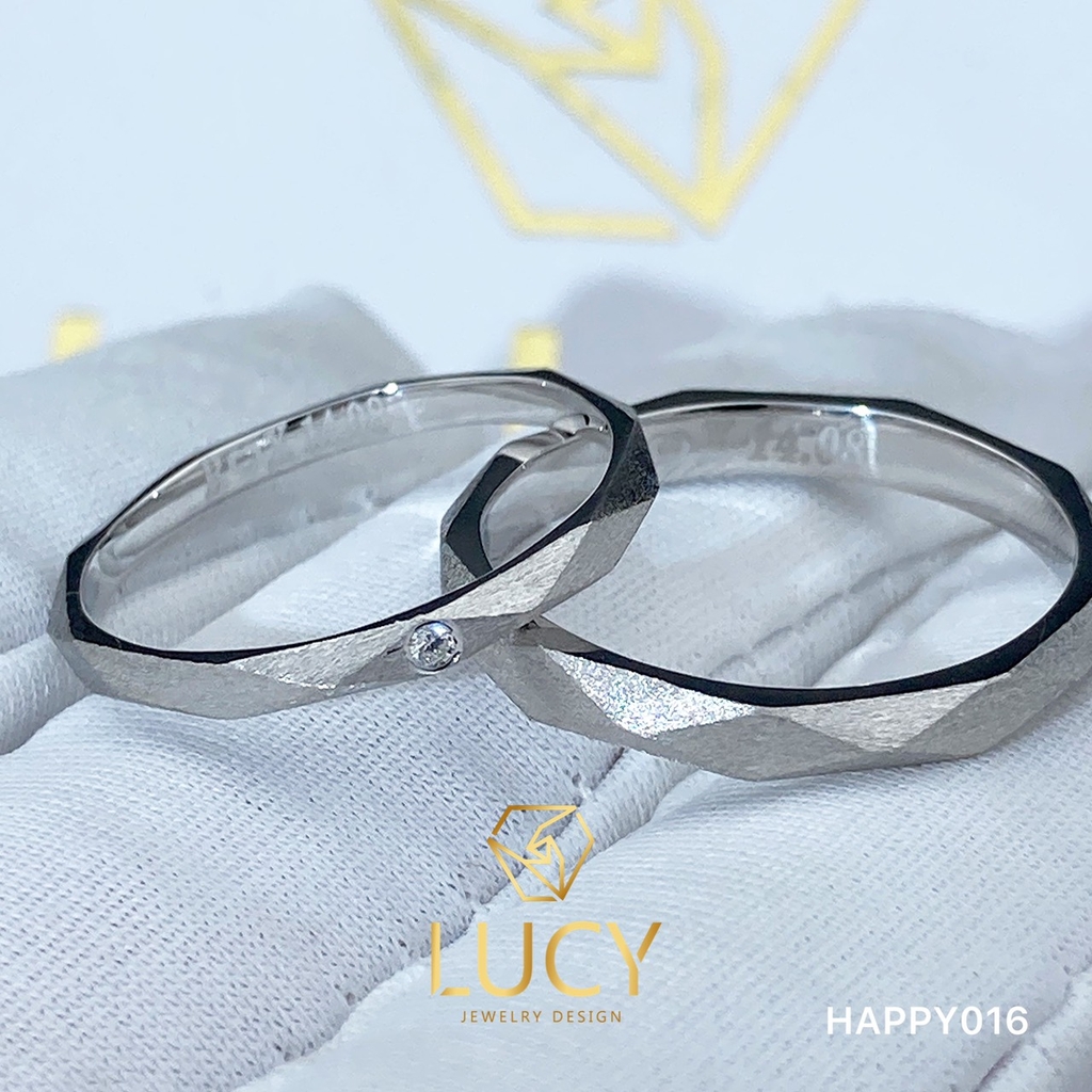 HAPPY016 Nhẫn cưới thiết kế - Lucy Jewelry