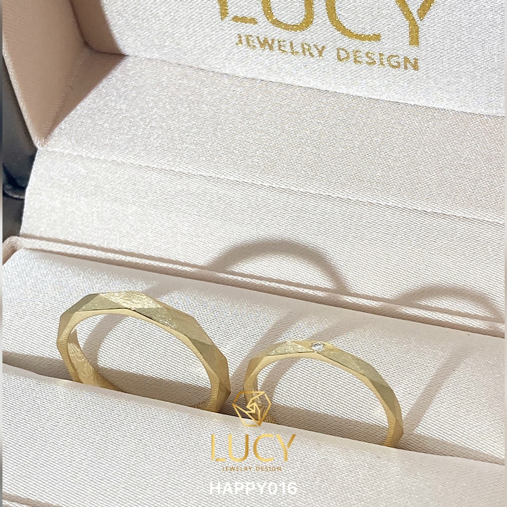 HAPPY016 Nhẫn cưới thiết kế - Lucy Jewelry