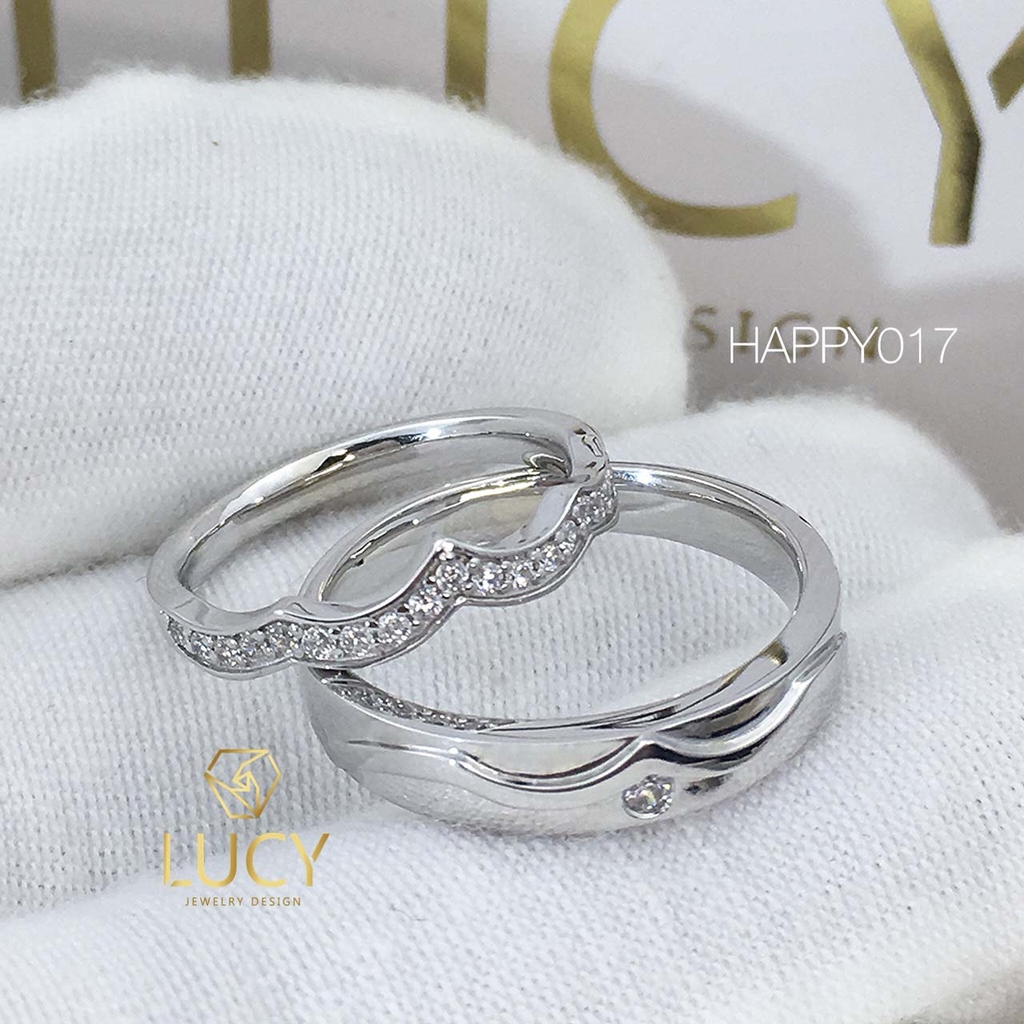 HAPPY017 Nhẫn cưới thiết kế - Lucy Jewelry