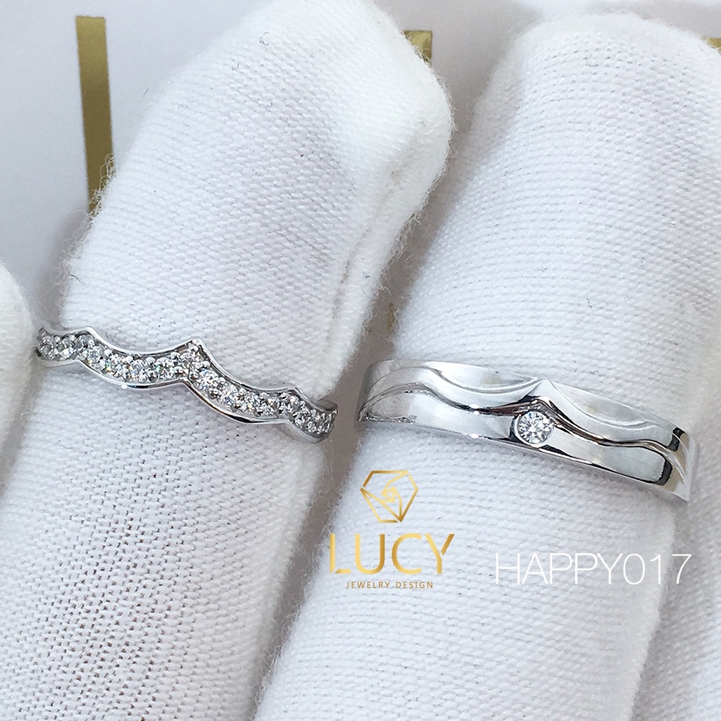HAPPY017 Nhẫn cưới thiết kế - Lucy Jewelry