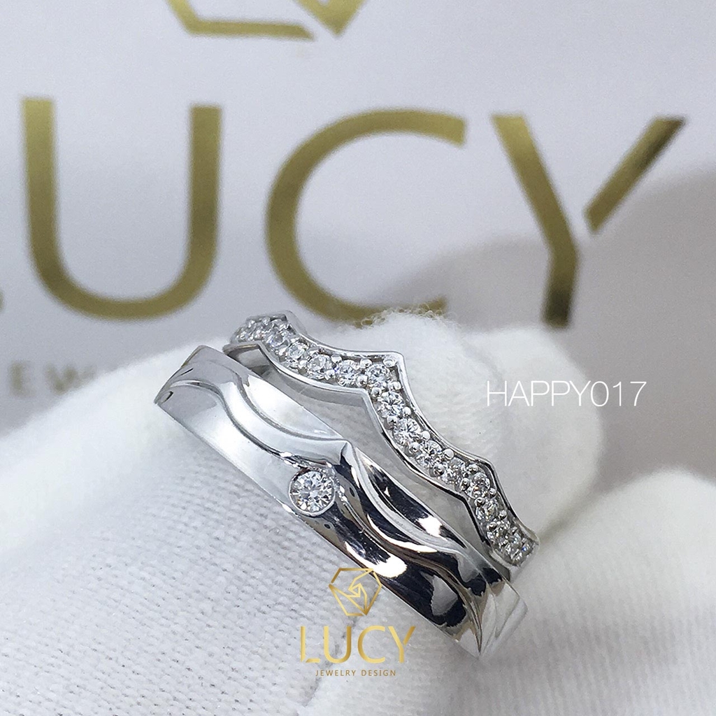 HAPPY017 Nhẫn cưới thiết kế - Lucy Jewelry