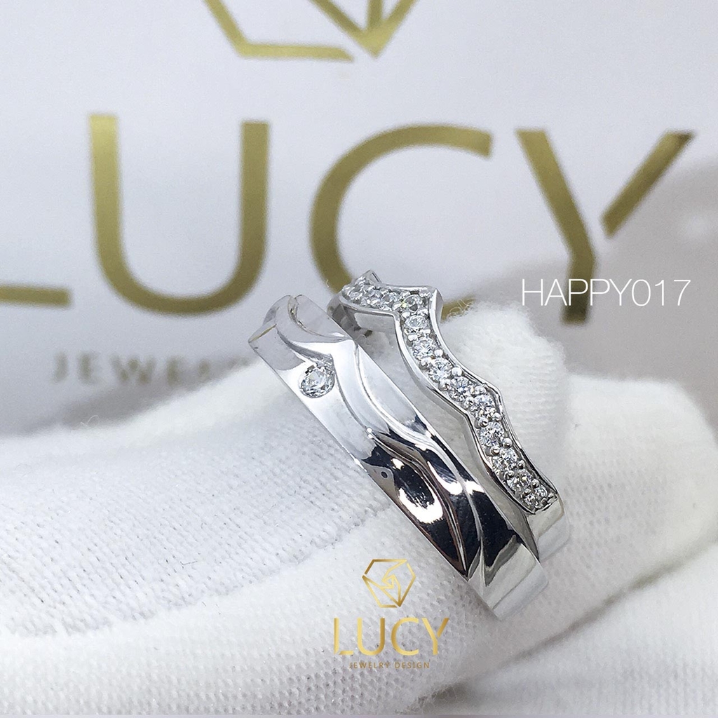 HAPPY017 Nhẫn cưới thiết kế - Lucy Jewelry