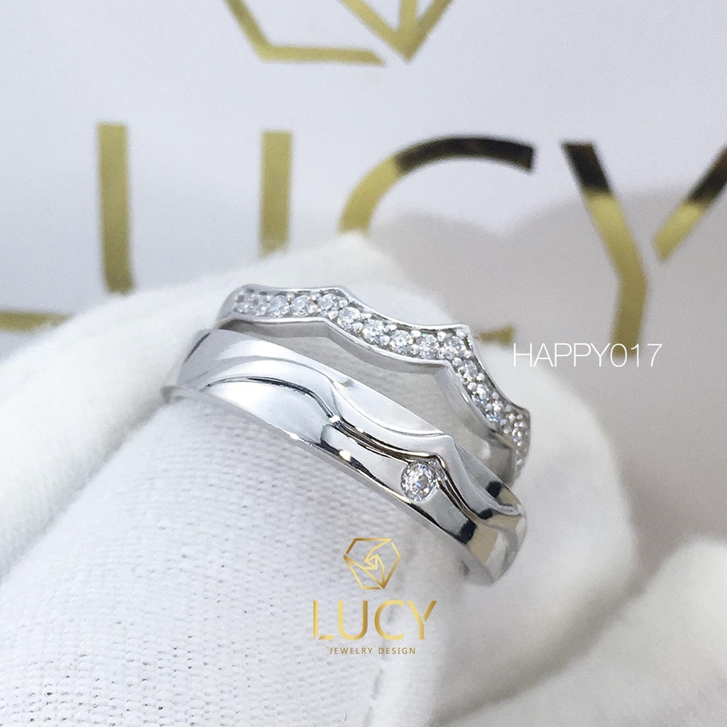 HAPPY017 Nhẫn cưới thiết kế - Lucy Jewelry