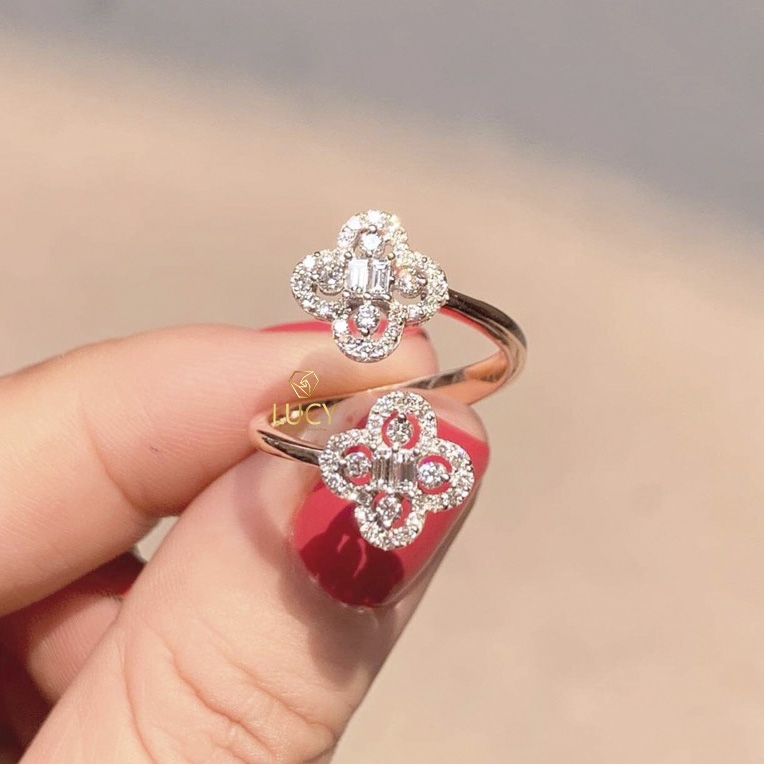 EM018 Nhẫn nữ, nhẫn vàng, nhẫn thiết kế, nhẫn cầu hôn, nhẫn đính hôn - Lucy Jewelry