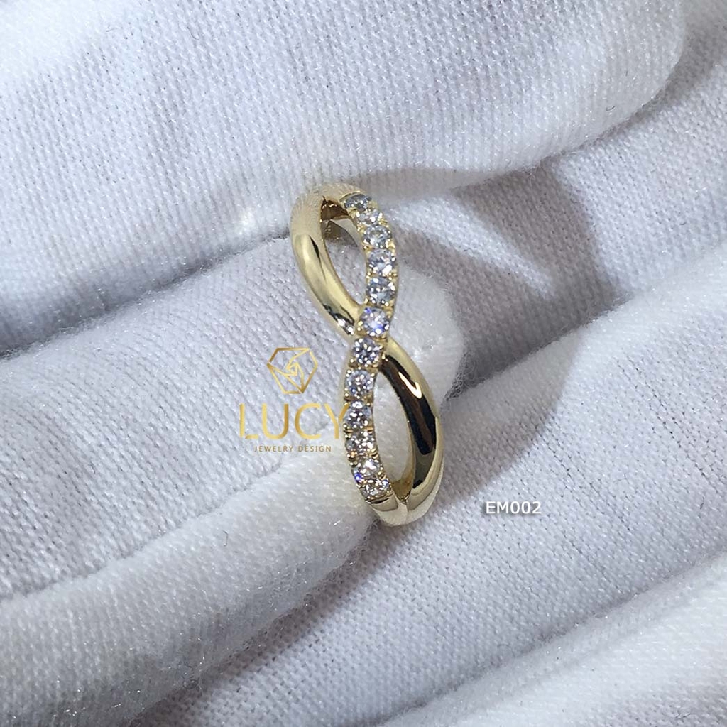 EM002 Nhẫn nữ, nhẫn vàng, nhẫn vô cực, nhẫn thiết kế - Lucy Jewelry