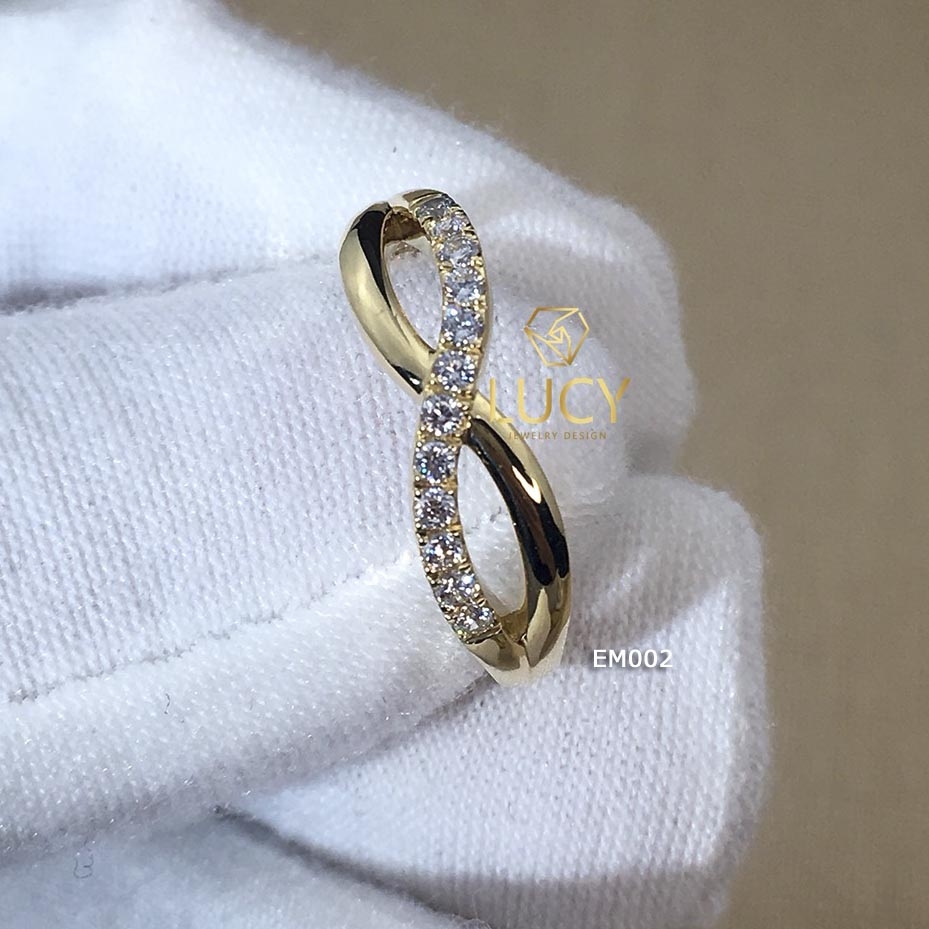 EM002 Nhẫn nữ, nhẫn vàng, nhẫn vô cực, nhẫn thiết kế - Lucy Jewelry