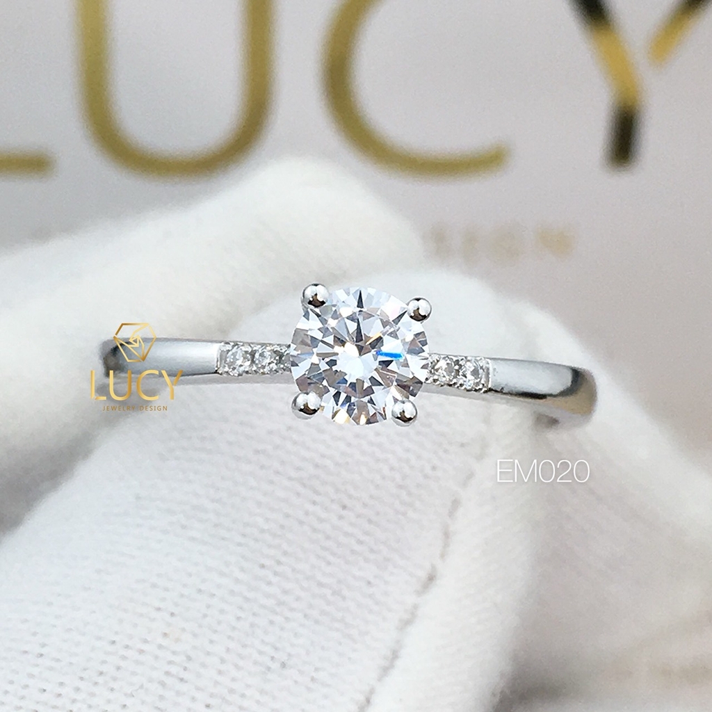 EM020 Nhẫn nữ ổ cao, nhẫn vàng, nhẫn thiết kế, nhẫn cầu hôn, nhẫn đính hôn - Lucy Jewelry