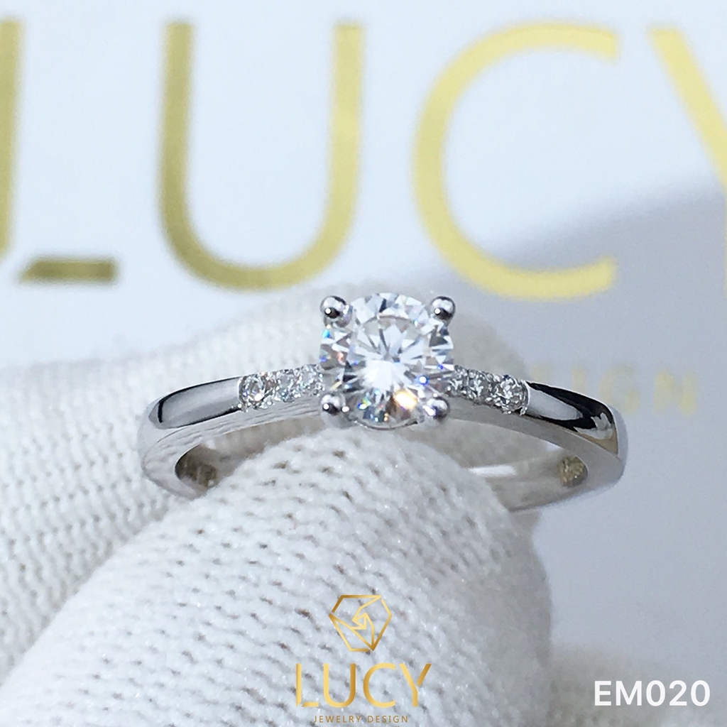 EM020 Nhẫn nữ ổ cao, nhẫn vàng, nhẫn thiết kế, nhẫn cầu hôn, nhẫn đính hôn - Lucy Jewelry