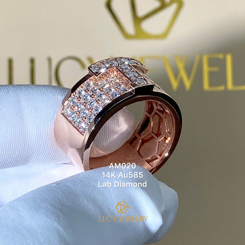 AM020 - Nhẫn nam, hàng thiết kế - Lucy Jewelry
