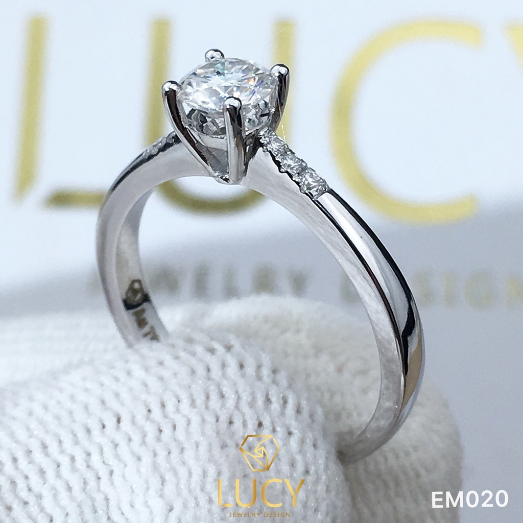 EM020 Nhẫn nữ ổ cao, nhẫn vàng, nhẫn thiết kế, nhẫn cầu hôn, nhẫn đính hôn - Lucy Jewelry