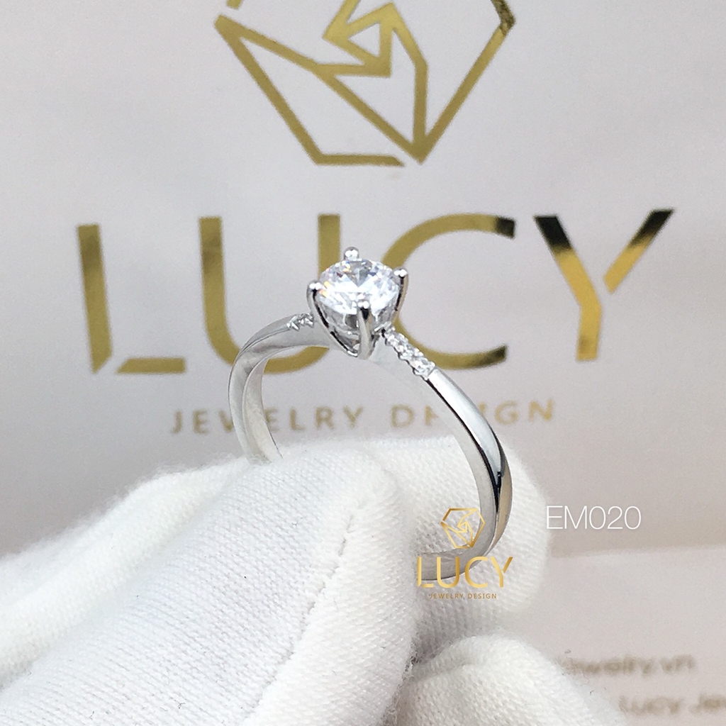 EM020 Nhẫn nữ ổ cao, nhẫn vàng, nhẫn thiết kế, nhẫn cầu hôn, nhẫn đính hôn - Lucy Jewelry