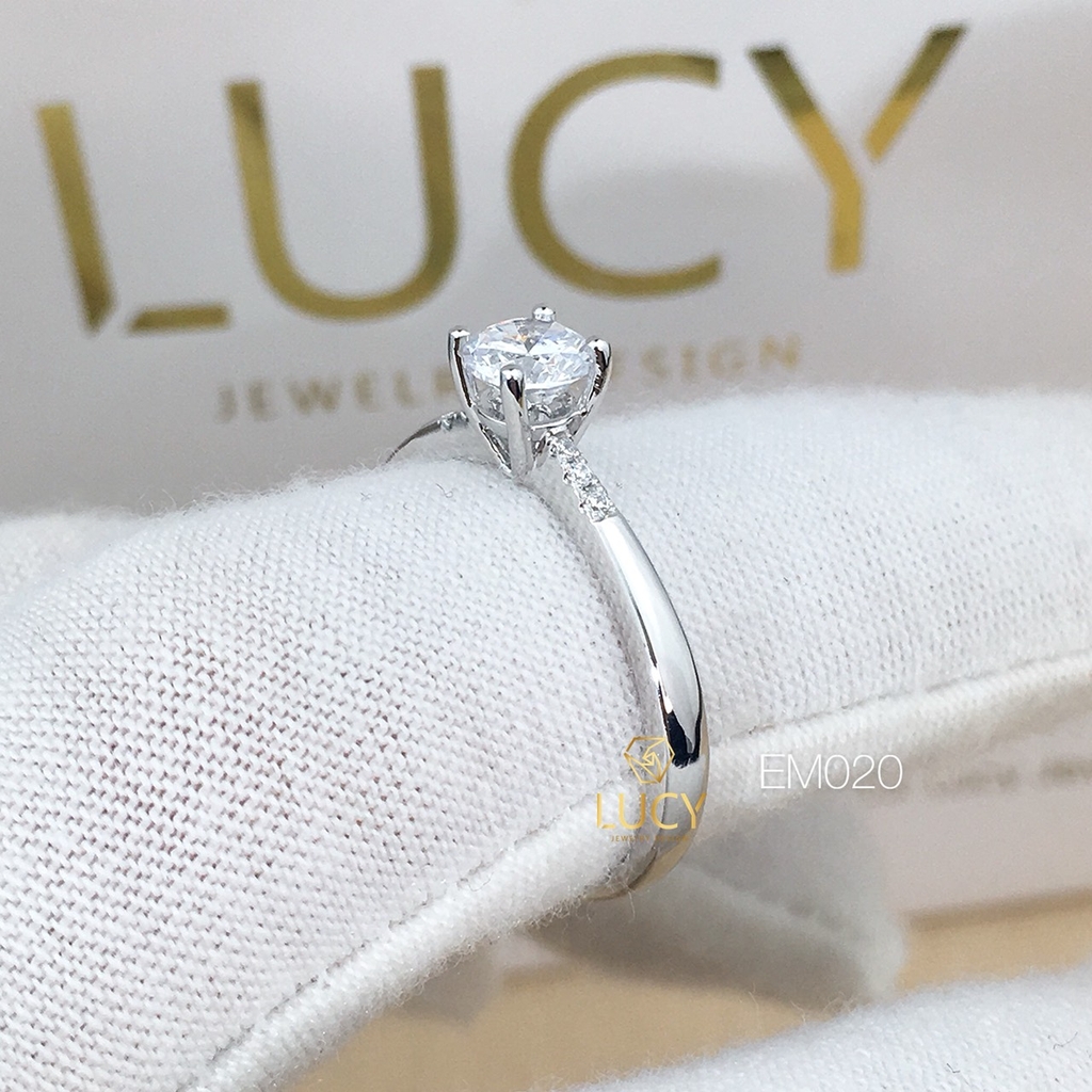 EM020 Nhẫn nữ ổ cao, nhẫn vàng, nhẫn thiết kế, nhẫn cầu hôn, nhẫn đính hôn - Lucy Jewelry