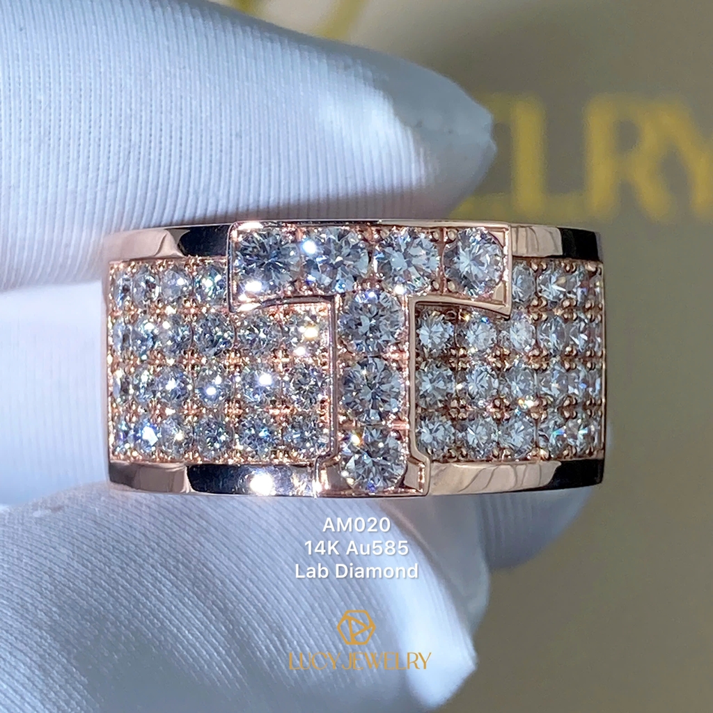 AM020 - Nhẫn nam, hàng thiết kế - Lucy Jewelry
