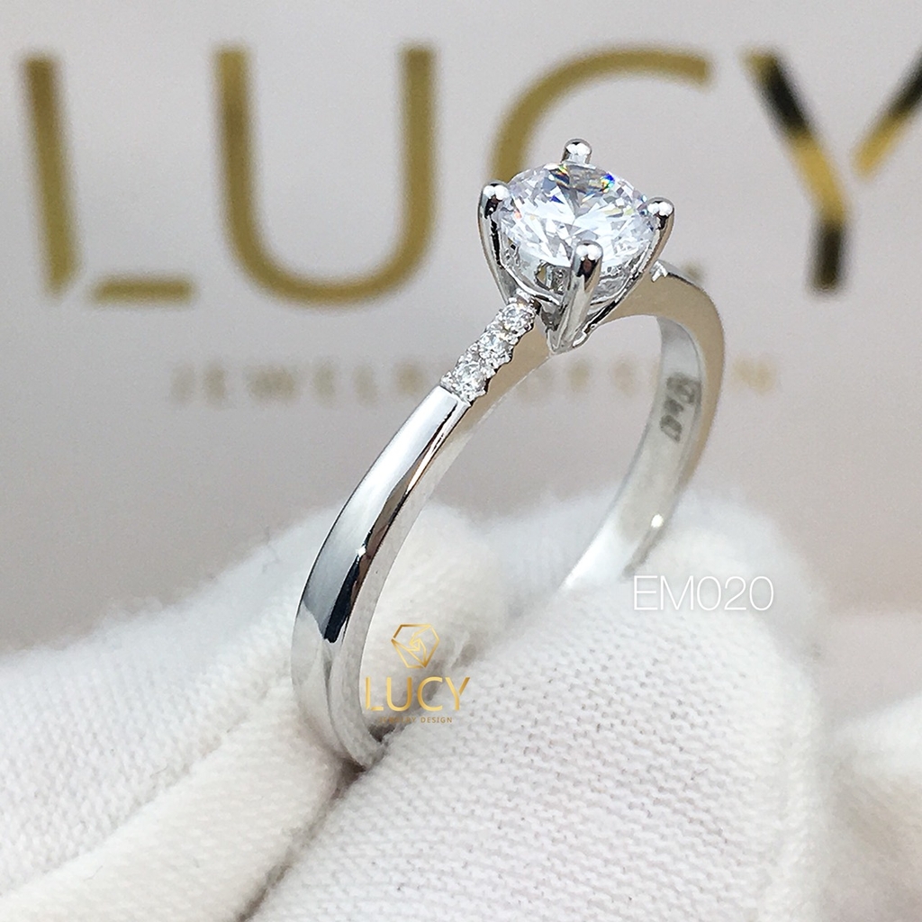 EM020 Nhẫn nữ ổ cao, nhẫn vàng, nhẫn thiết kế, nhẫn cầu hôn, nhẫn đính hôn - Lucy Jewelry
