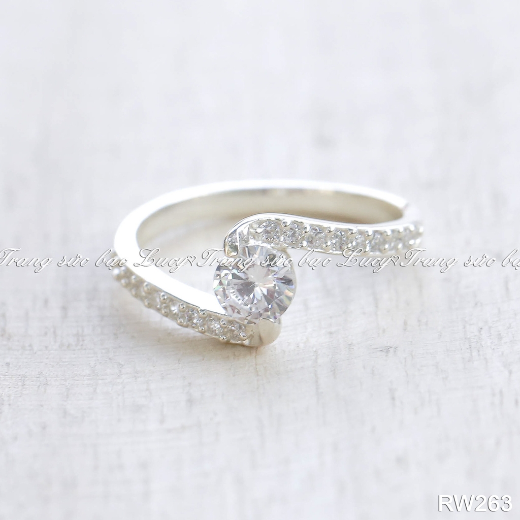 nhẫn nữ bạc lucy - rw263
