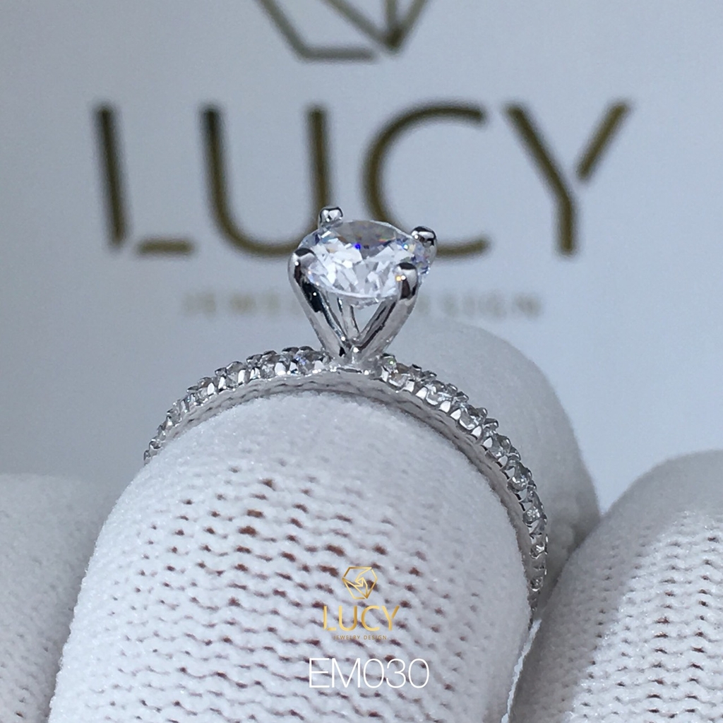 EM030 Nhẫn nữ ổ cao, nhẫn vàng, nhẫn thiết kế, nhẫn cầu hôn, nhẫn đính hôn - Lucy Jewelry