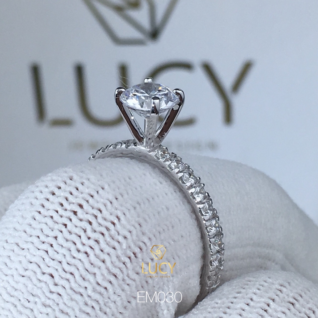EM030 Nhẫn nữ ổ cao, nhẫn vàng, nhẫn thiết kế, nhẫn cầu hôn, nhẫn đính hôn - Lucy Jewelry