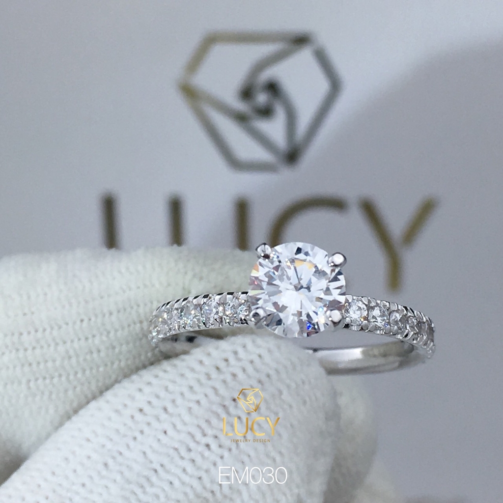 EM030 Nhẫn nữ ổ cao, nhẫn vàng, nhẫn thiết kế, nhẫn cầu hôn, nhẫn đính hôn - Lucy Jewelry