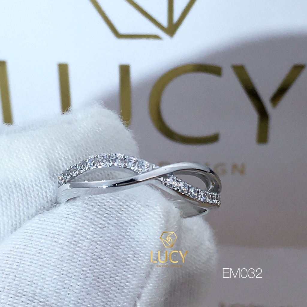 EM032 Nhẫn nữ, nhẫn vàng, nhẫn vô cực, nhẫn thiết kế - Lucy Jewelry