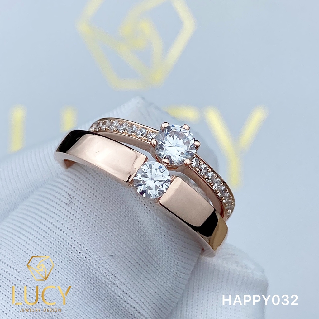 HAPPY032 Nhẫn cưới thiết kế - Lucy Jewelry