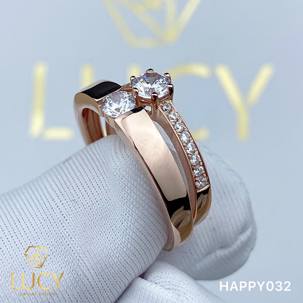 HAPPY032 Nhẫn cưới thiết kế - Lucy Jewelry