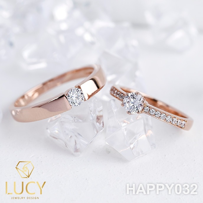 HAPPY032 Nhẫn cưới thiết kế - Lucy Jewelry