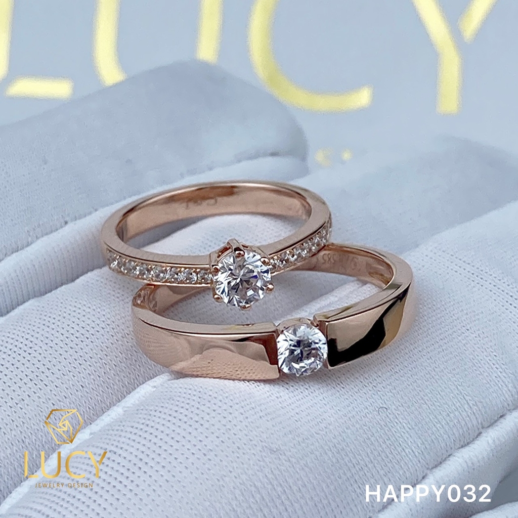 HAPPY032 Nhẫn cưới thiết kế - Lucy Jewelry