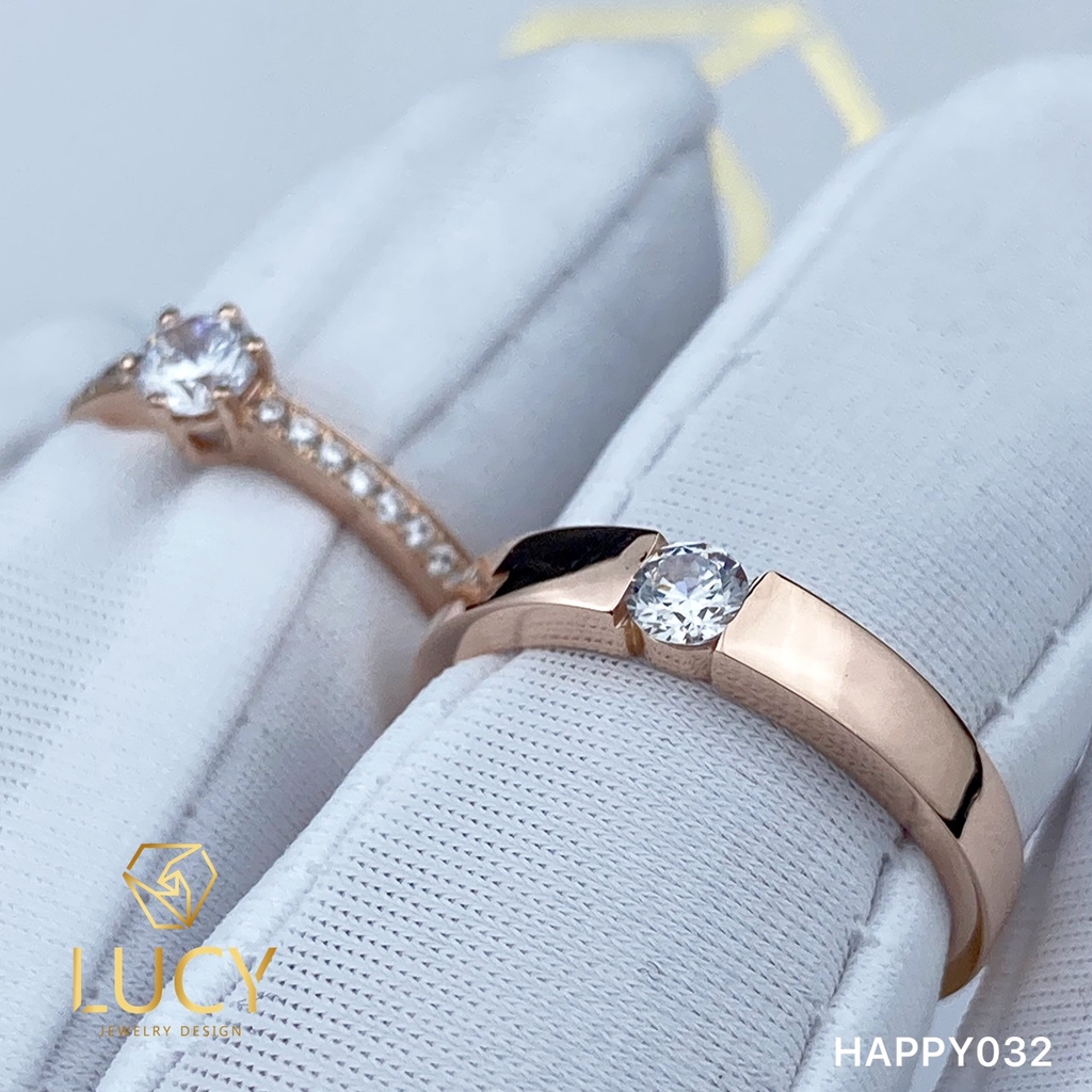 HAPPY032 Nhẫn cưới thiết kế - Lucy Jewelry