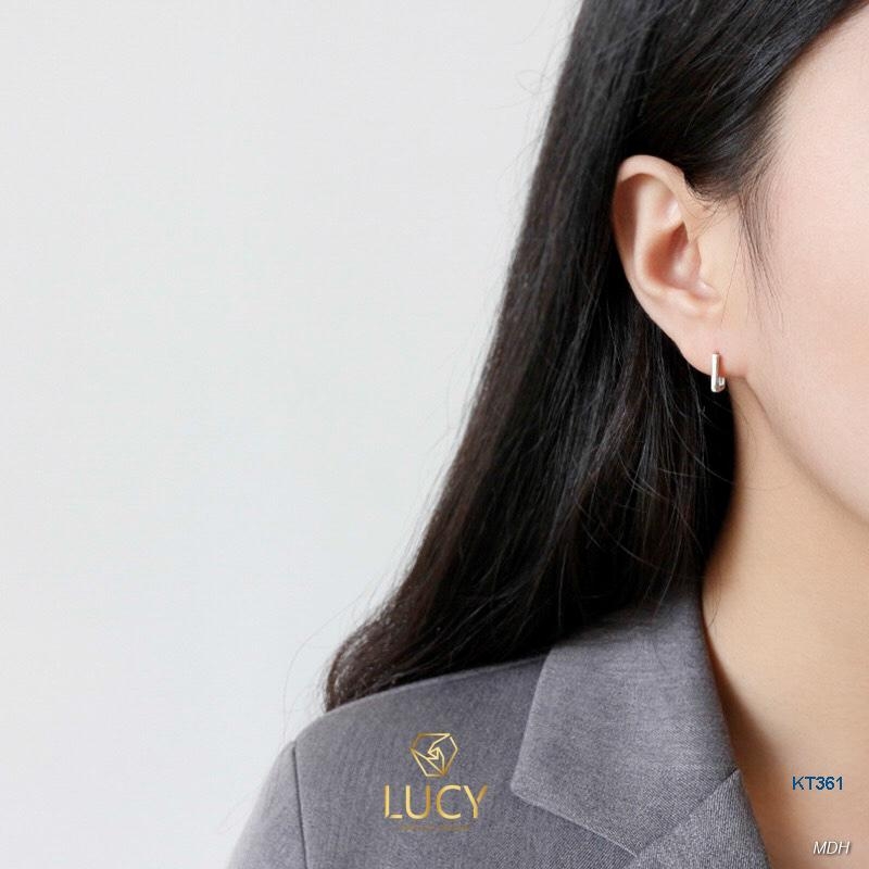 KT361 Khuyên tai bạc Ý 925 - LUCYJEWELRY